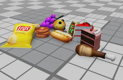 Food Pack (meshes) preview 1
