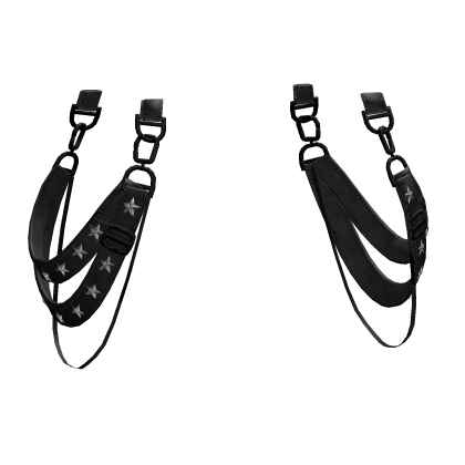 Elite Suspender Waist Straps V3 Black