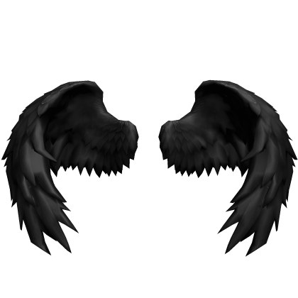 Midnight Dark Angel Wings – Shadow Black thumbnail