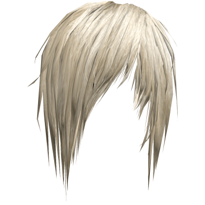 Sideswept Fringe Addon`platinum blonde Roblox item