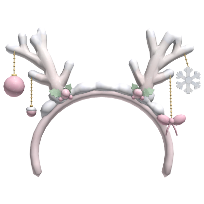 Cozy Christmas Reindeer Antlers Headband