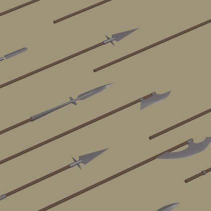Low poly Spear Pack
