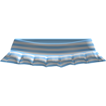 🫧blue stripes tutu skirt tweencore kawaii cute xd Roblox item