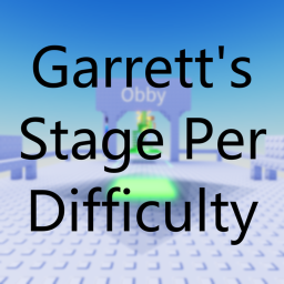Garrett's Stage Per Difficulty Chart Obby