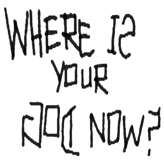 Where is your god now? graffiti Roblox decal