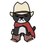 Cowboy Doggo Roblox badge thumbnail
