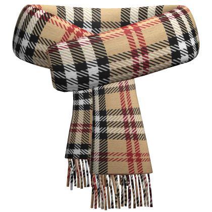 Designer Plaid Scarf