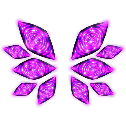 [Glowing] Pink Crystal Wings