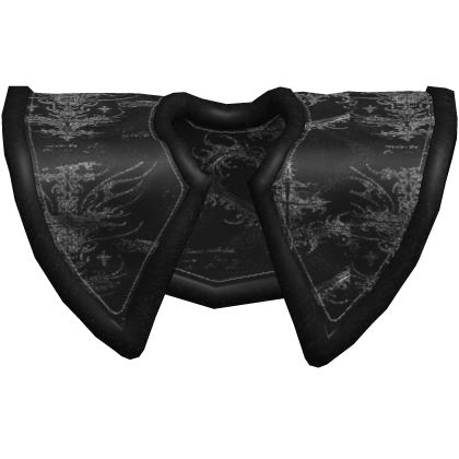 Black Sigil Leather Cloak Cape Roblox item