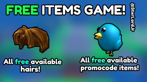 Free items Game! (Roblox Innovation Awards!!)