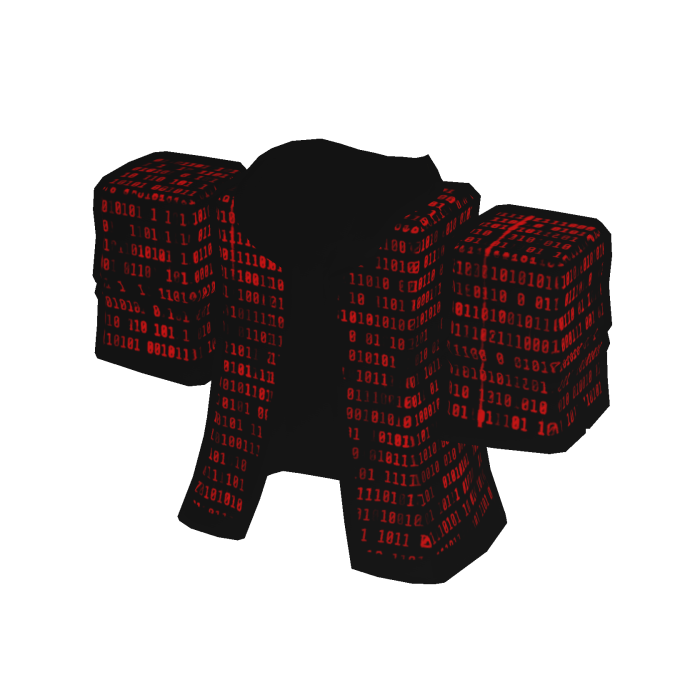 Hacker Cartoony Corrupted Red Cloak🥷