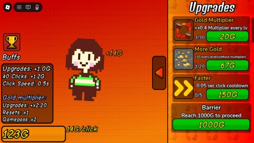 Chara Clicker