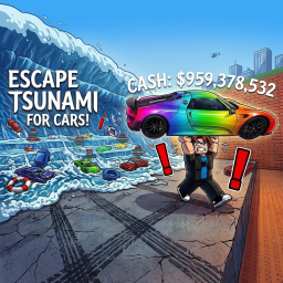 Escape Tsunami for Car