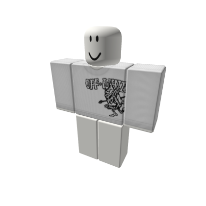 Roblox off white shirt on sale
