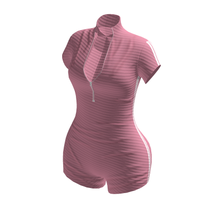 Y2K Fashion Romper (Pink)