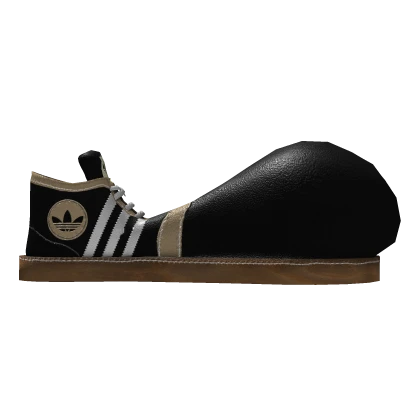 Adidas x WhoseTrade Vintage Black Clown Shoes - R | Roblox