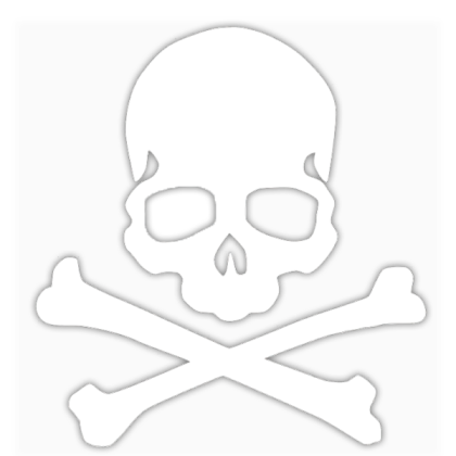 Elimination Skull Sign Roblox decal