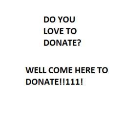 AFK until you donate