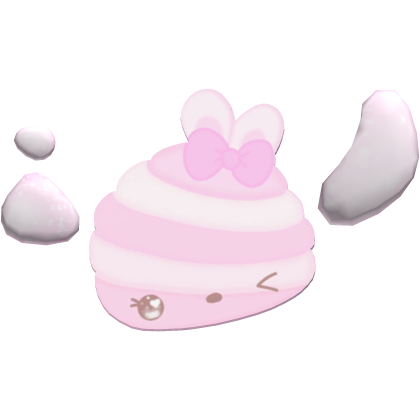 Cute Kawaii Pink Pastel Sweet Numnom Face Crumbs  Roblox item