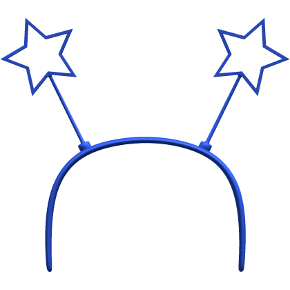 blue star headband