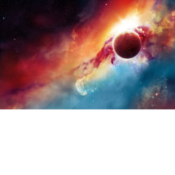 Space game house and cars and planets and gears