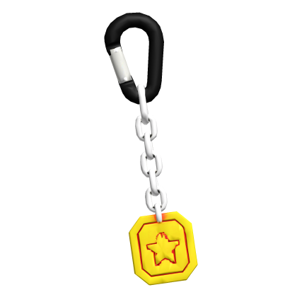 Gold Star Keychain