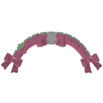♡ ꒰˚ . dainty bunny strawberry jam ⸝⸝ headband ꒱ ♡ Roblox item