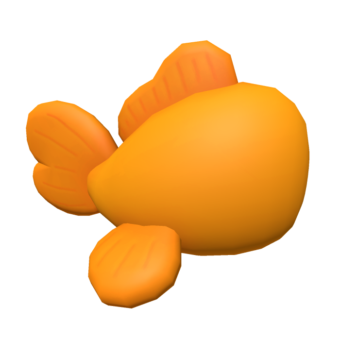 Orange Fish Tail