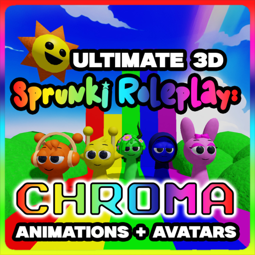 3D Sprunki RP: CHROMA (HUGE UPD) official Roblox game thumbnail