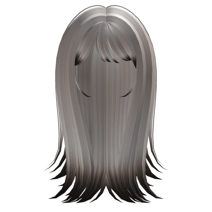 white hair with dark brown ends