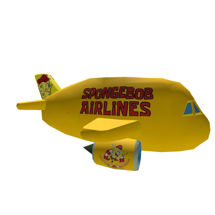 Sponge Bob Airlines Mini A380 Airplane