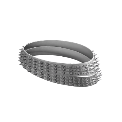 White Spiked Belt thumbnail