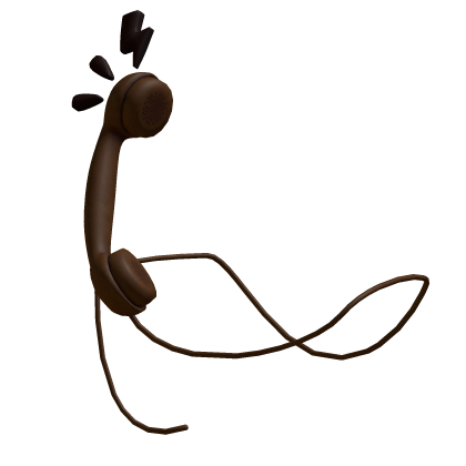 brown cute wired telephone thumbnail