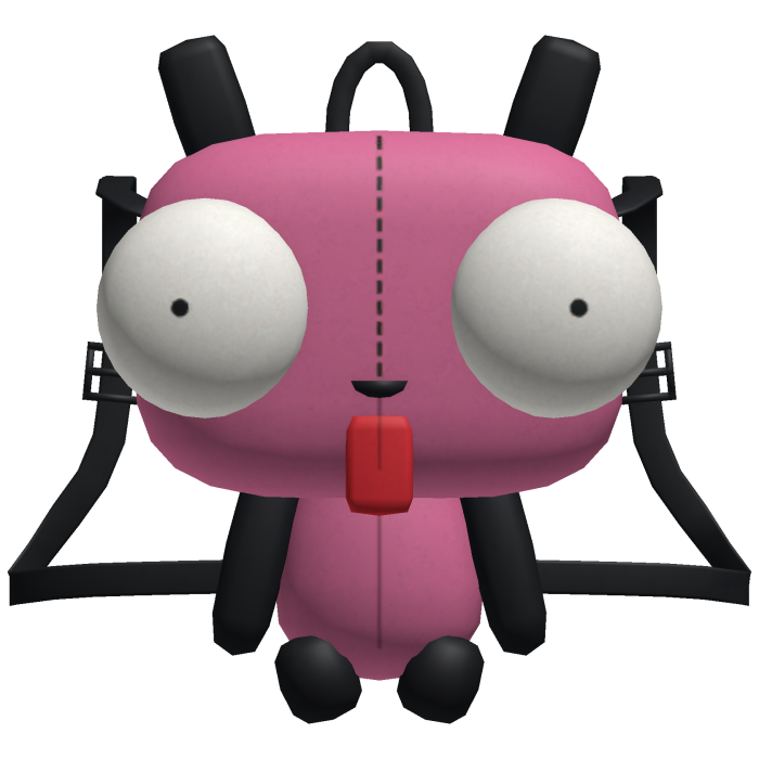 Pink Alien GIR Scene Plush Backpack [1.0]