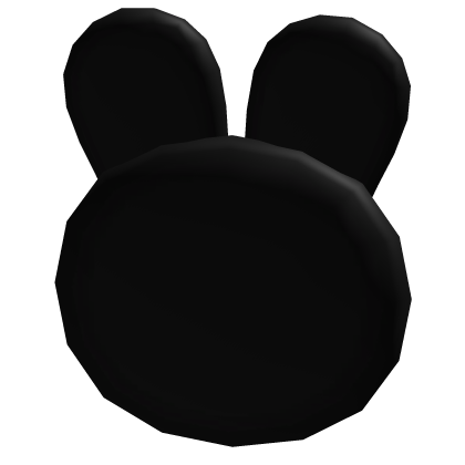♡ ꒰cutesy bunny hair clip in black ꒱ Roblox item