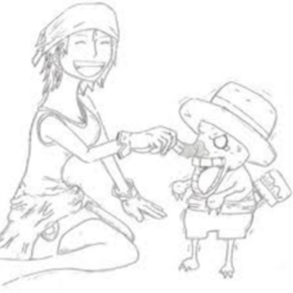 my draw of one piece Roblox decal