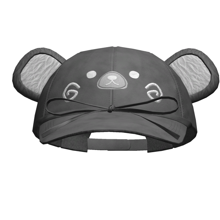 Kawaii Bear Cap W/ Bow Brown&Beige