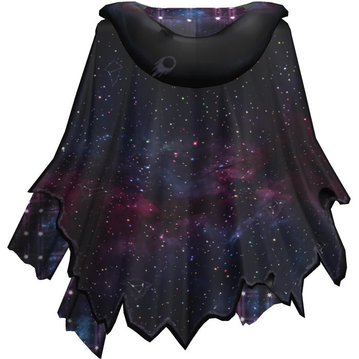 Distressed Torn Cape