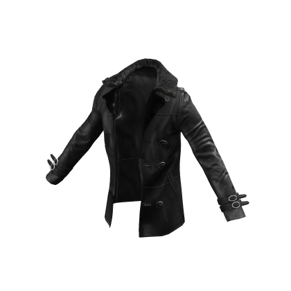 Resident Evil 9: Leon's Black Leather Moto Jacket
