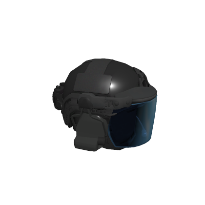 Helmet with a face shield