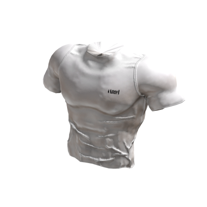 ʚ♡ɞ Muscle Gym Compression Shirt in White thumbnail