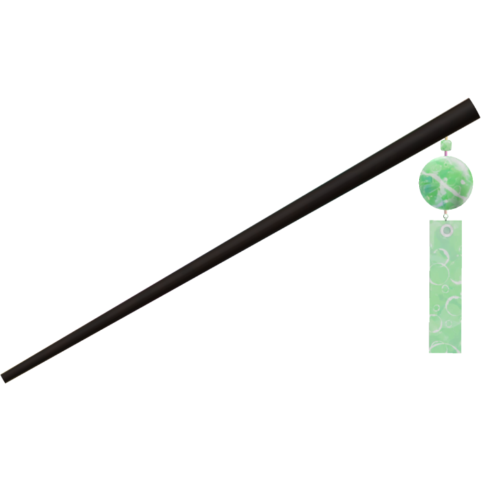 Crystal Green Hairpin