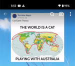 The world is a cat