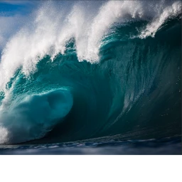 Blue Villa Tsunami. Classic icon