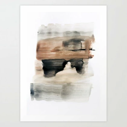 Minimal orange abstract