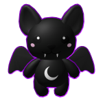 Crescent Moon Bat Backpack