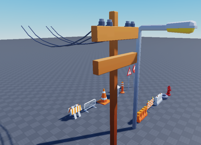 Road Asset Pack preview 1