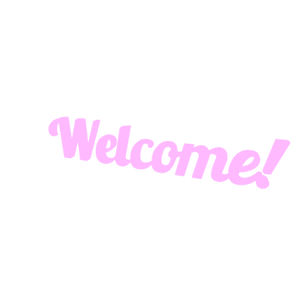 🌟 Kawaii decor pink neon welcome sign! Asset