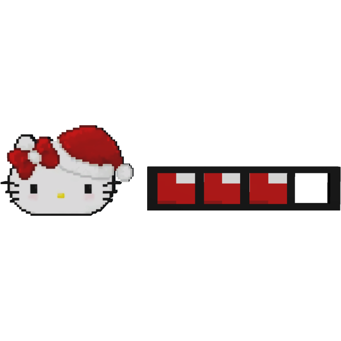Hello Kitty Health Bar