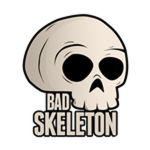 BAD SKELETON BADGE